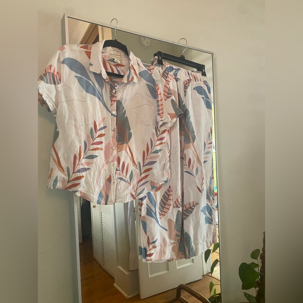 Linen top and pant set
